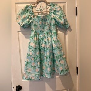 NWT Hillhouse Athena nap dress Blue Rose